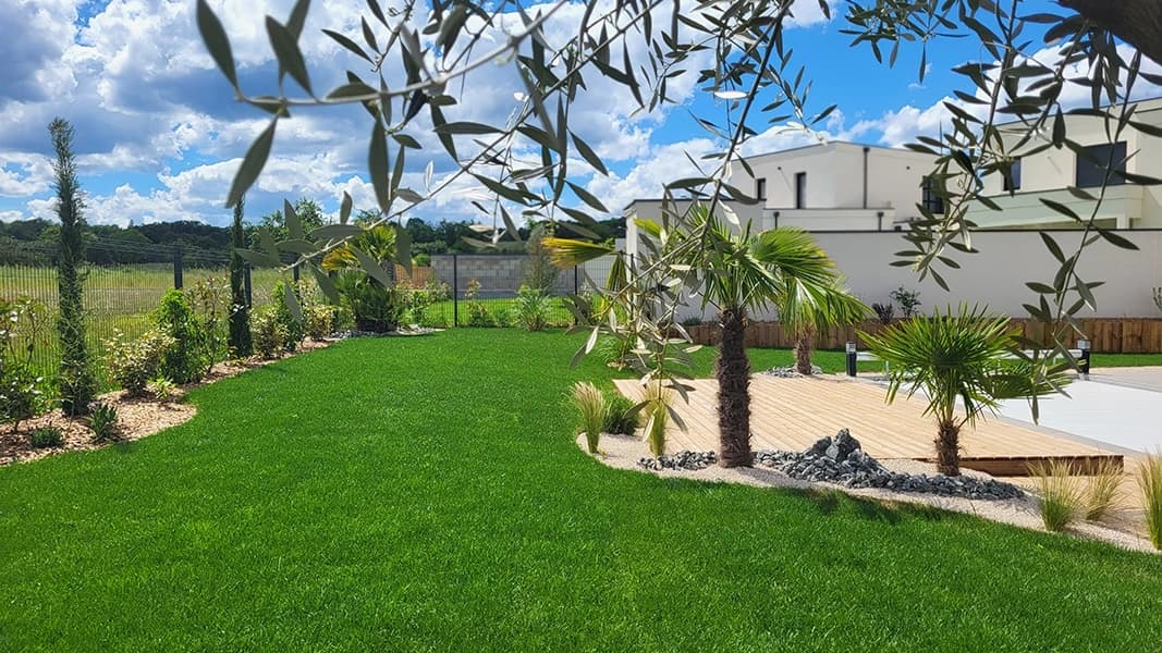 Jardin après aménagement